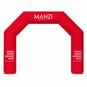 Inflatable Arch - Angled With Blower Weights And Carry Bag (Option 1)